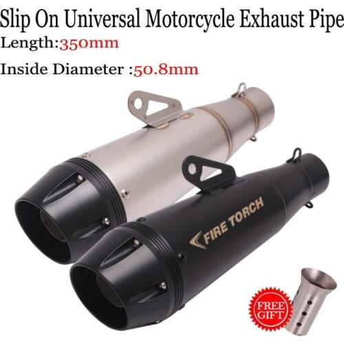 51MM Universal Motorcycle Yoshimura R34 Exhaust Pipe Modified escape Moto For Z650 Z900 ER6N CBR1000RR CBR650F R1 R6 S1000RR