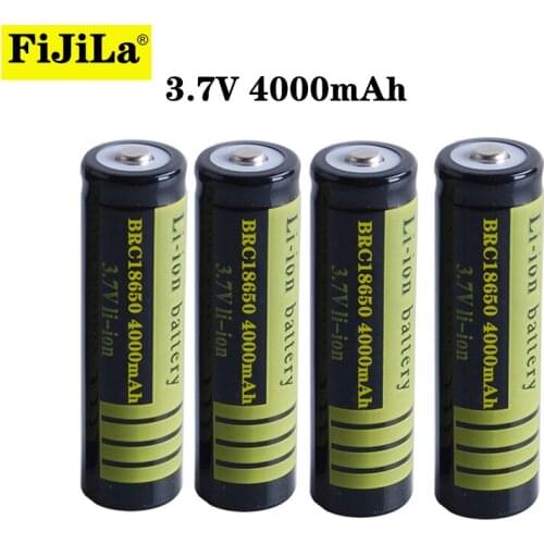 2-20PCS New 3.7V 18650 Battery High Power 4000mah Lithium Batteria Rechargeable Lithium Li Ion Battery For Flashlight Powerbank