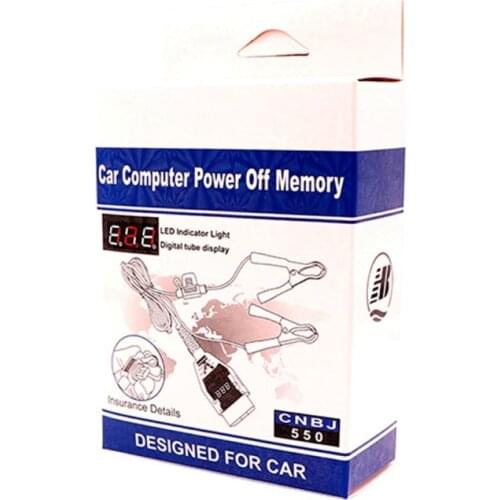 OBD2 Automotive Battery replacement Tool Car Computer Memory Saver Digital Display Replacement Battery Leakage Det Universal