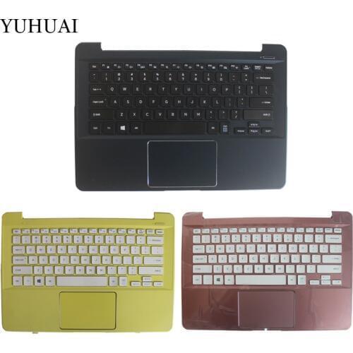 New English Laptop Keyboard for SAMSUNG 905S3K 910S3K 910S3L US Keyboard Shell Palmrest Cover