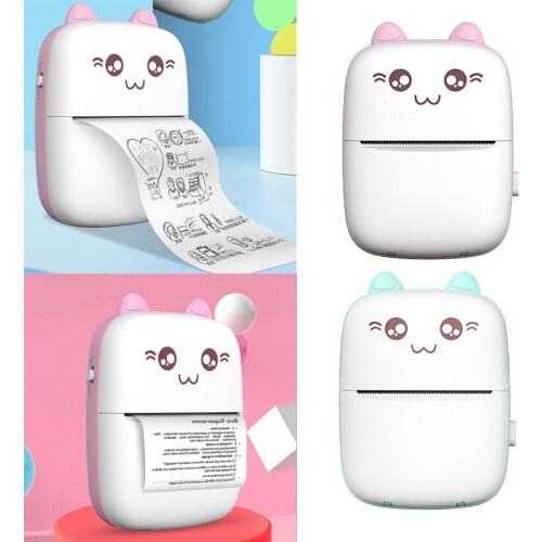 200dpi Photo Printer Mini Thermal Printer, Wireless BT Printer for Printing Photo Label for Android IOS Smartphone