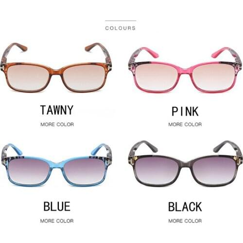 Fashion Gradually Changes Color Reading Glasses Mens Color Sun Reading Glasses Womens Progressive Sunshade Mirror