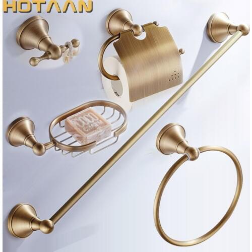 304# Stainless steel Bathroom Accessories Set,Robe hook,Paper Holder,Towel Bar,soap basket,towel ring,bathroom sets HT-813400-5