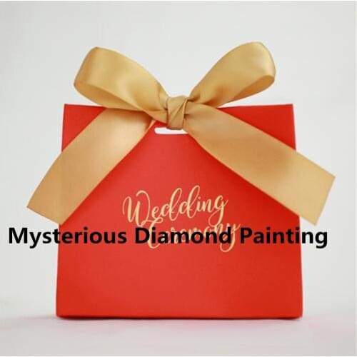 Lucky box surprise blind guess gift 5D diamond painting cartoon animation mysterious blind box character cross stitch