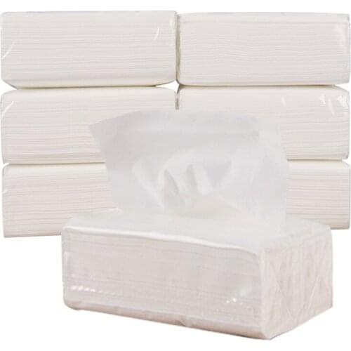 Wood Pulp Napkin Serviette Kitchen Towel Smooth Tissue Set Three Layer Thickness Primary Wood Pulp Paper Restaurant Live Tool