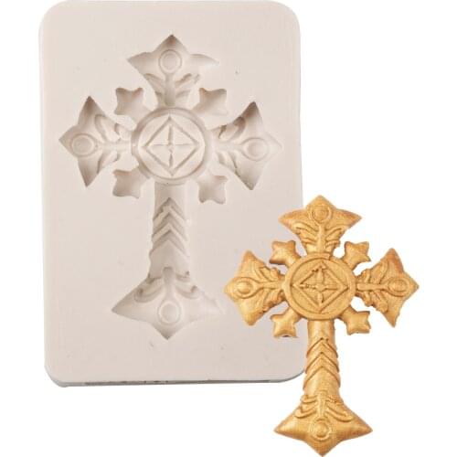 Flower Lace Cross Shape Silicone Cake Mold Silicone Mould For Candy Cookies Fondant Cake Tools Cake Decorating