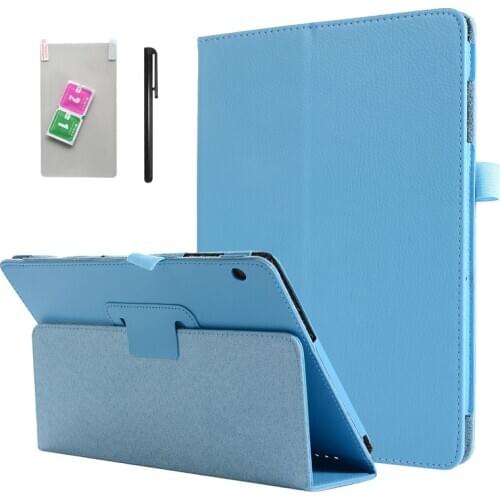 Smart Leather Case for Huawei MediaPad T5 10 AGS2-L09 L03 W09 W19 10.1" Tablet Case Stand Cover +film + pen