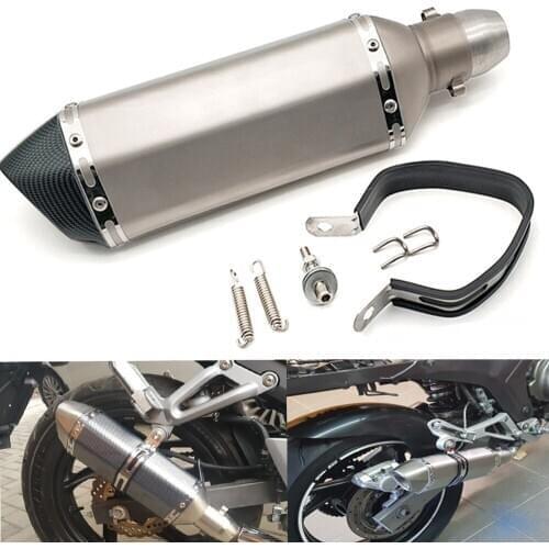 51MM Universal Motorcycle modified exhaust pipe muffler Exhaust System For Kawasaki Z900 Z650 VERSYS 1000 VULCAN/S 650cc Z750