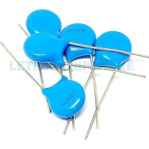 20pcs varistor piezoresistor 7D180K 7D220K 7D270K 7D151K 7D271K 7D431K 7D471K 7D330K 7D390K 7D470K 7D680K 7D181K 7D391K