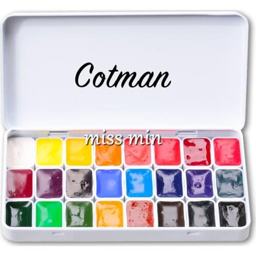 Windsor Newton Gewen 44 colors Watercolor Paint Trial Aliquot 0.8ml Sub Package Acuarelas Set Original Quarter Pans Aquarelle