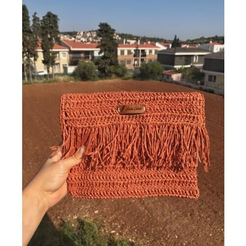Women Woven Bag 2021 Fashion Summer Beach Cinnamon Color Handmade Trendy Best Model Cool New Collection