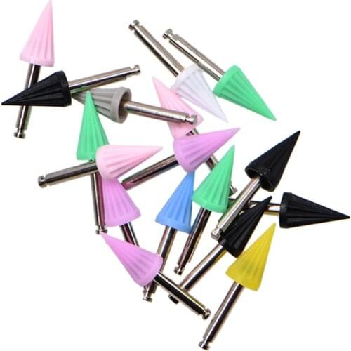 100pcs Dental Polishing Cup for Polishing Tooth Surface Cleaning teeth gap Contra Angle Polishing Brush Polisher Teeth whitening