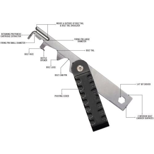 AR-15 BCG Carbon Removal Tool Bolt Cleaning Kit AR15/M4/M16 Rifle Scraper .223/5.56 AVAR15S Gun