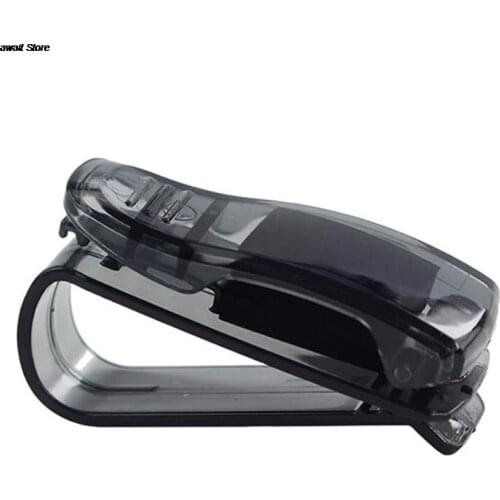 Car Accessories Sun Visor Sunglass Eyeglasses Glasses Card Pen Abs Holder