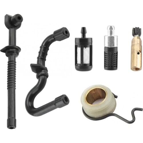 Chainsaw Oil Pump Worm Gear Oil Pipe Filter Set Strong Toughness Electric Portable Accessory Kits for Stihl MS180