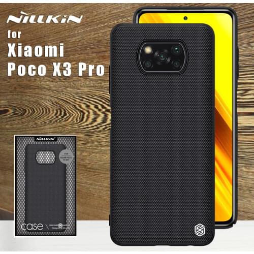Nillkin for Xiaomi Poco X3 Pro case back cover Textured protective Nilkin nylon fiber TPU PC cases for Poco X3 Pro NFC