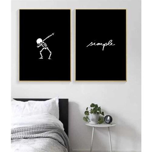 Black and White Elegant simple Dance Poster Prints Photo Nordic Style Dance Paintings Home Decoration Module Living Room