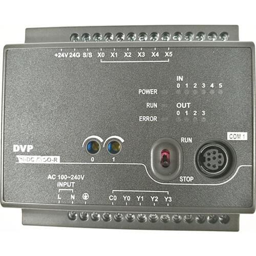 DVP14EC00R3 EC3 Series Standard PLC DI 8 DO 6 Relay 100-240VAC new in box