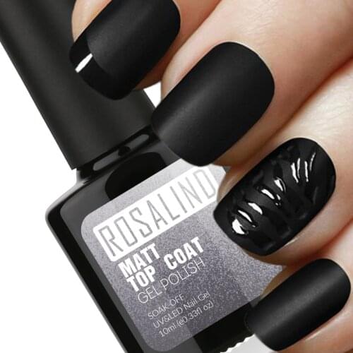 ROSALIND 10ML Nail Gel Polish Magic Remover For Manicure UV Gel Nail Polish Remove Dehydrator Primer Blossom Base Matt Top Coat