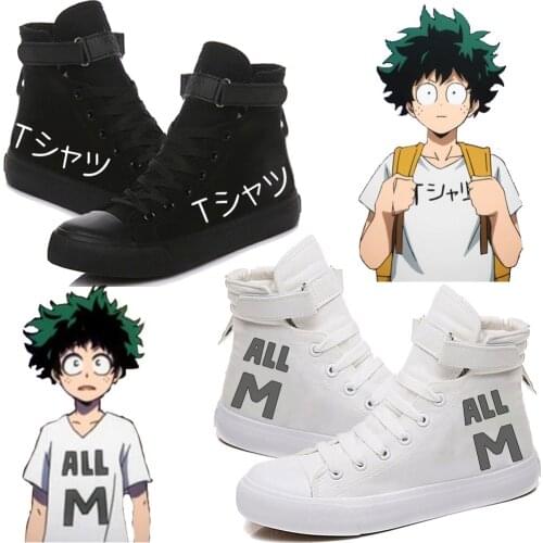 My Hero Academia Printed High Top Canvas Shoes Cozy Sneakers