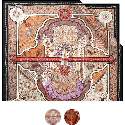 Silk And Cashmere Scarf Female Silk Designer Cashmere Scarfs For Women Winter Soft Rolled Edges Pashmina Shawls Stole Blanket135