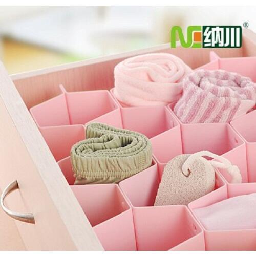 High quality honeycomb storage grid Honeycomb type drawer clapboard finishing lattice