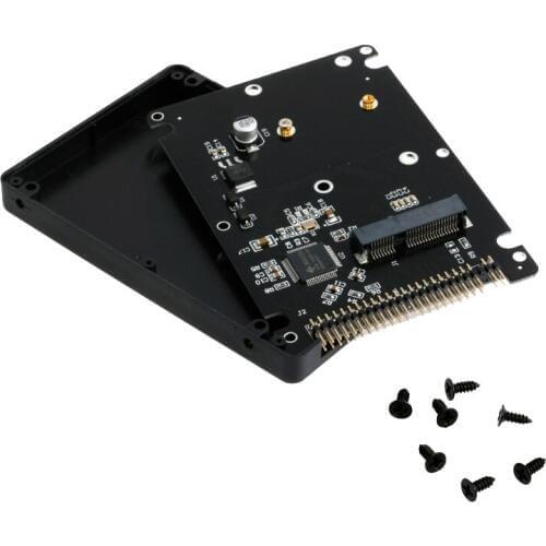 44PIN MSATA To 2.5 Inch IDE HDD SSD MSATA To PATA Adapter Converter Card with Case