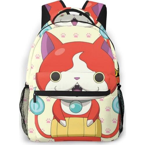 Yo Kai Watch Backpack for Girls Boys Travel RucksackBackpacks for Teenage school bag