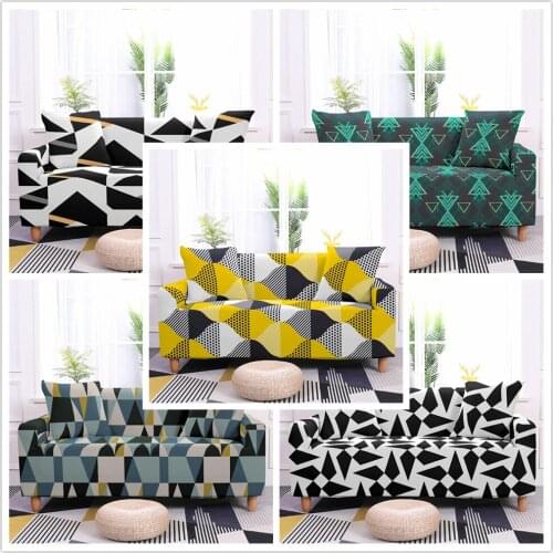 Spandex Stretch Chair Couch Cover Sofa Covers for Living Room Geometric Sofa Cover Furniture Protector Sofa Towel
