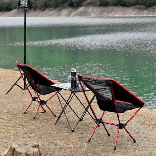 Moon Chair Outdoor Folding Chair Camping Chair Fishing Portable Folding Chair Back Chair