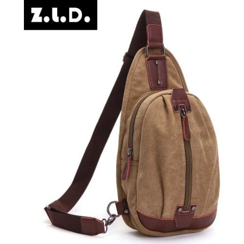 Z.L.D.woMen 16 A wash oval canvas bag ladies shoulder bag fashion brand designer Messenger bag high quality chest bag Bolso Sac
