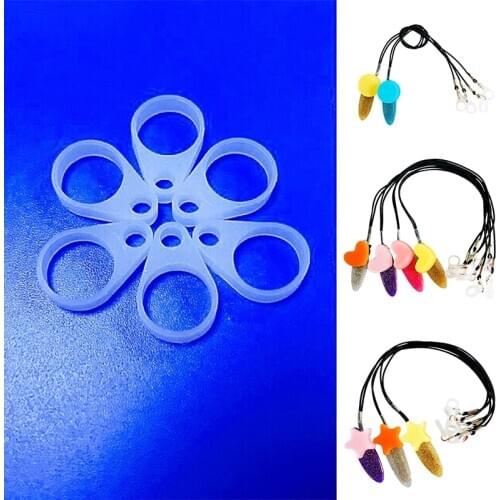 10PCS Silicone Loops for BTE Hearing Aid Clip Clips Choose from three different size 11 mm, 9 mm, 7 mm