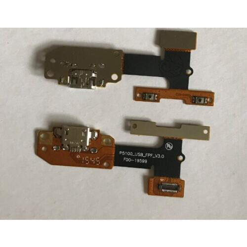 5Pcs/lot P5100 USB Charge charging For Lenovo YOGA Tab 3 YT3-X50F Volume Up Down Connector Plug Dock Socket Port Flex Cable