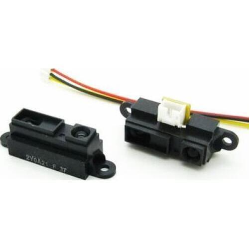 100% New 2Y0A21 10-80cm Infrared distance sensor with Wire GP2Y0A21YK0F Connector
