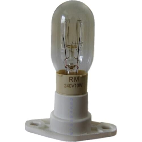 2 Pcs Replacement Freezer Lamp Light Bulb for Panasonic Refrigerator AG-156070 240V10W Halogen Bulb Refrigerator Repair parts