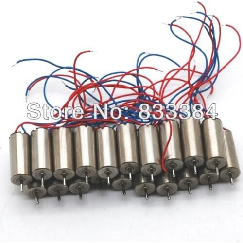 50pcs 4.2V 46000RPM Coreless DC Motor Strong magnetic high speed for helicopter model aircraft toys
