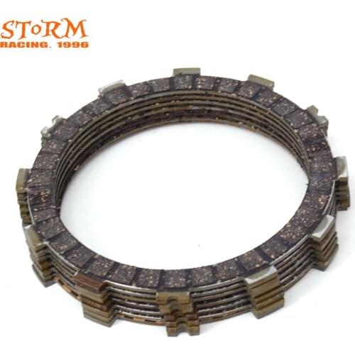 7PCS Motorcycle Clutch Friction Plates Set For SUZUKI SFV400A DL650 DL 650 DL650A DL650XA V-Strom 650 ABS 650XT Gladius 400
