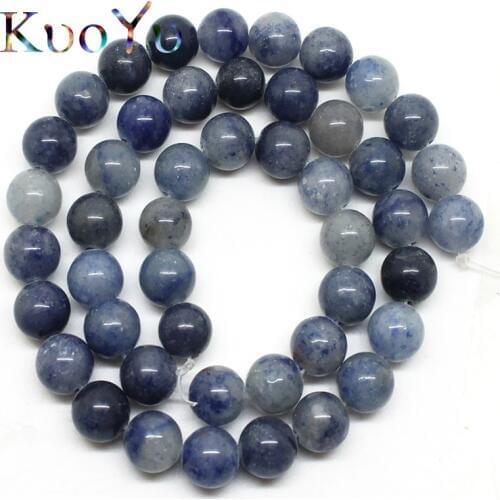 Natural Blue Aventurine Stone Beads Round Loose Beads Strand 15"inches 6/8/10mm For DIY Making Bracelet Necklace Jewelry