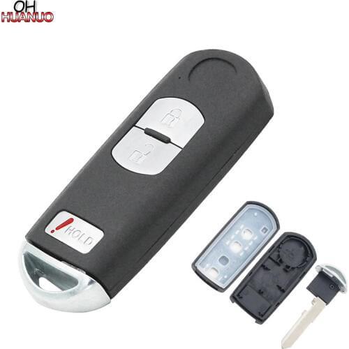 3 Buttons Replacement Shell 2+1 Buttons Remote Key Case Fob For Mazda M3 5 6 CX-7 CX-9