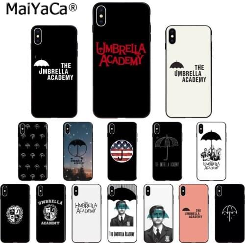FHNBLJ The Umbrella Academy TPU Soft Silicone Phone Case for iPhone 6S 6plus 7 7plus 8 8Plus X Xs MAX 5 5S XR 11 11pro max