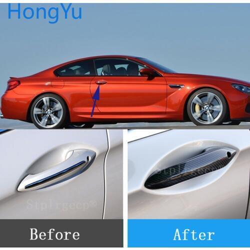 For BMW M6 F06 F12 F13 2013-2014 100% real carbon fiber Auto outer door handle cover