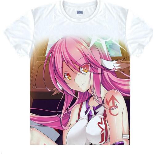 No Game No Life T-Shirt Stephanie Dola Shirt custom t shirts Anime Cartoon Gift Kawaii Clothes printed t shirts fashion Anime A