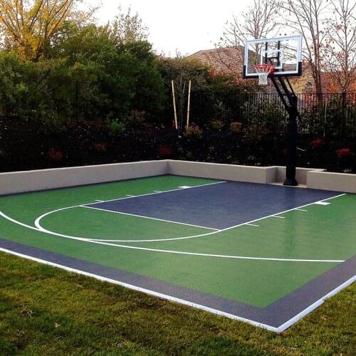 Beable Intelligent PP Interlocking Portable Basketball Sport Court Plastic Tiles Temporary Outdoor Basketball Flooring