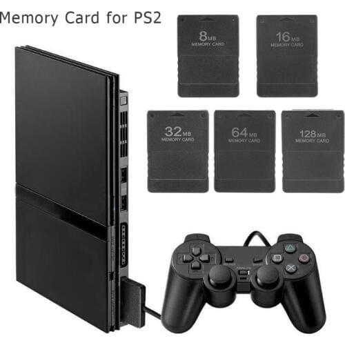 ALLOYSEED Game Accessories Memory Card Save Game Data Stick Extended Storage Card Module for PS2 Game Console Expansion Cards