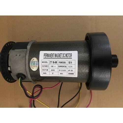 Permanent Magnet dc motor ZYT80-500 treadmill dc motor 500w 180v 3.2a 4000rpm
