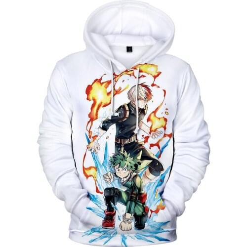 My Hero Academia 3D Hoodies Men/Women Casual Hoodie Harajuku Sweatshirts My Hero Academia 3D Hoodies Mens Long Sleeve 3D