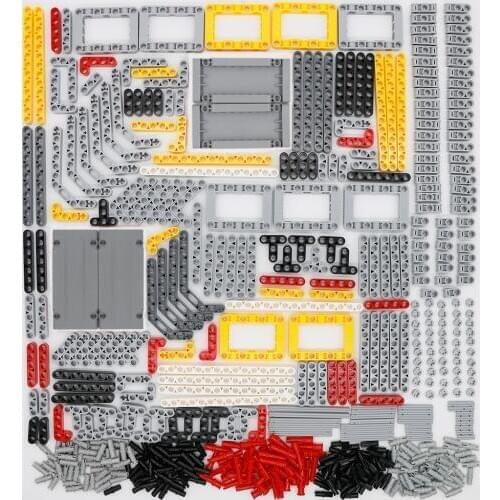 Bricks Technic Parts Sets Liftarm Studless Beam Cross Axles Connector Panel Car Truck Bulk Building blocks Toys for kids 548PCS