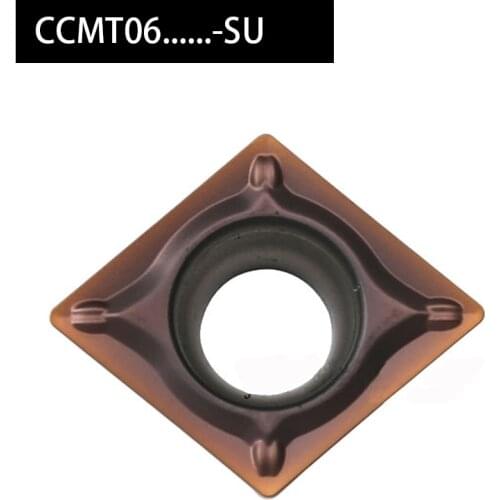 Original Inserts For Turning CCMT Diamond TYPE CCMT060202N-SU CCMT060204N CCMT060208N AC530U AC820P CNC Machine Tool Holder Set