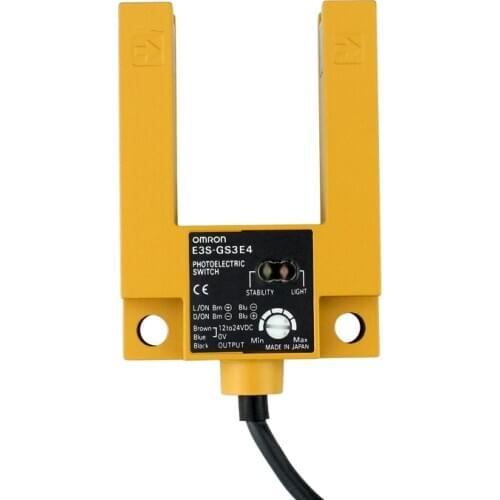 Omron original photoelectric switch E3S-GS3E4 2M elevator leveling sensor elevator accessories slot type U