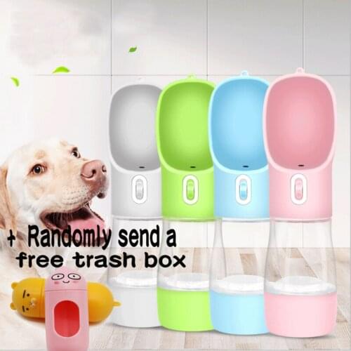 Portable Dog Water Bottle for Travel with Food Contaniner for Small Large Dogs Feeding Water Dispenser Cat Dogs Outdoor Bottles